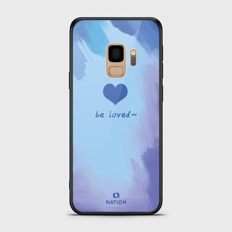 Samsung Galaxy S9 Cover - Onation Heart Series - HQ Ultra Shine Premium Infinity Glass Soft Silicon Borders Case