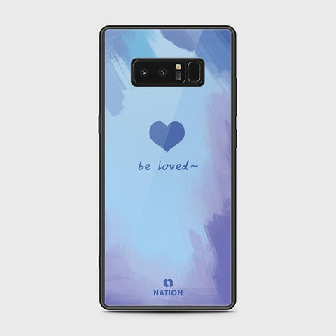 Samsung Galaxy Note 8 Cover - Onation Heart Series - HQ Ultra Shine Premium Infinity Glass Soft Silicon Borders Case