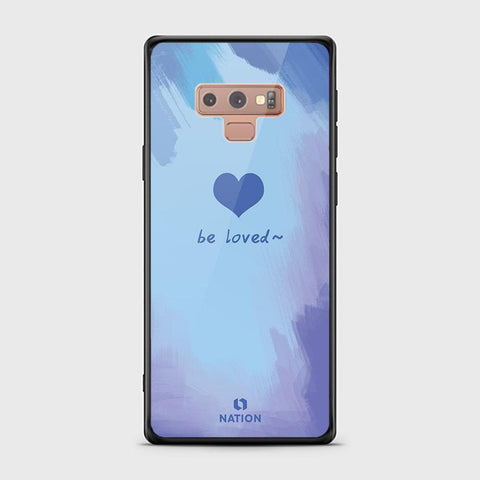 Samsung Galaxy Note 9 Cover - Onation Heart Series - HQ Ultra Shine Premium Infinity Glass Soft Silicon Borders Case