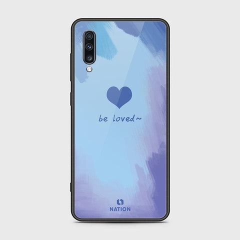 Samsung Galaxy A70s Cover - Onation Heart Series - HQ Ultra Shine Premium Infinity Glass Soft Silicon Borders Case