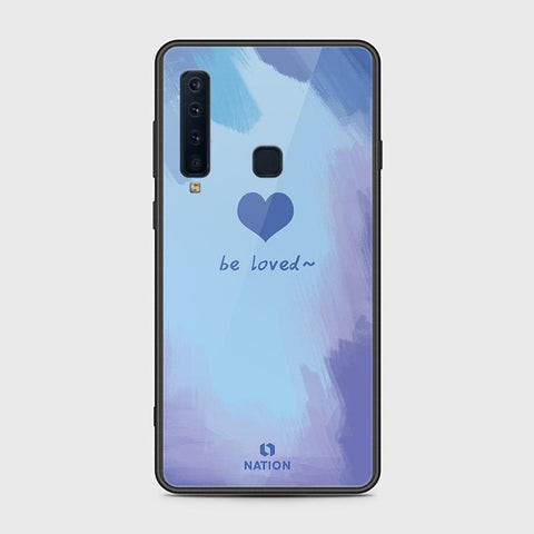 Samsung Galaxy A9 2018 Cover - Onation Heart Series - HQ Ultra Shine Premium Infinity Glass Soft Silicon Borders Case