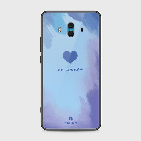 Huawei Mate 10 Cover - Onation Heart Series - HQ Ultra Shine Premium Infinity Glass Soft Silicon Borders Case