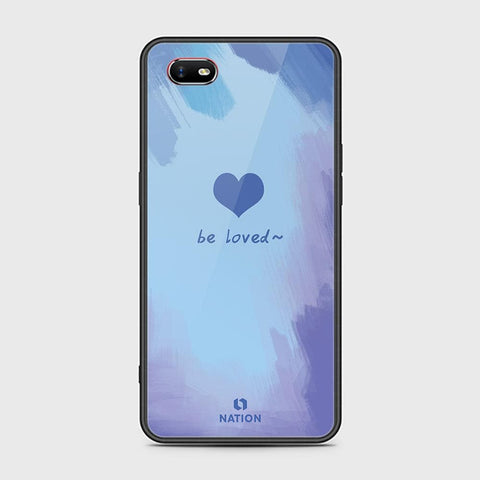 Oppo A1k Cover - Onation Heart Series - HQ Ultra Shine Premium Infinity Glass Soft Silicon Borders Case