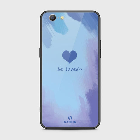 Oppo A57 Cover - Onation Heart Series - HQ Ultra Shine Premium Infinity Glass Soft Silicon Borders Case