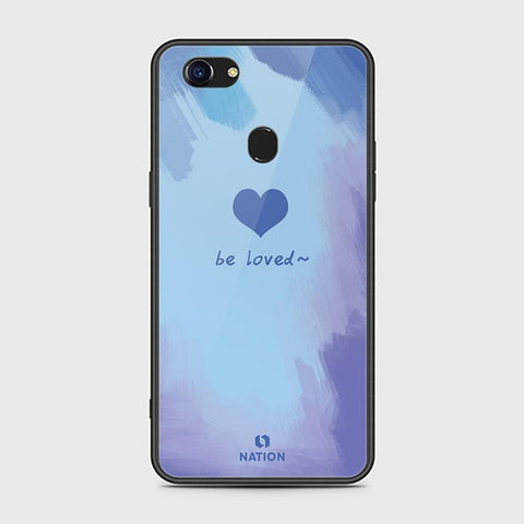 Oppo F5 Cover - Onation Heart Series - HQ Ultra Shine Premium Infinity Glass Soft Silicon Borders Case