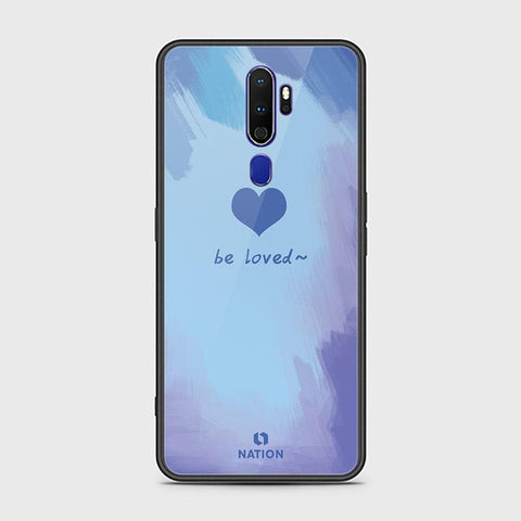 Oppo A5 2020 Cover - Onation Heart Series - HQ Ultra Shine Premium Infinity Glass Soft Silicon Borders Case