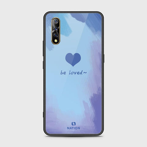 Vivo S1 Cover - Onation Heart Series - HQ Ultra Shine Premium Infinity Glass Soft Silicon Borders Case