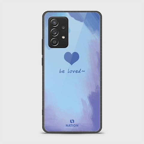 Samsung Galaxy A52 Cover - ONation Heart Series - HQ Ultra Shine Premium Infinity Glass Soft Silicon Borders Case