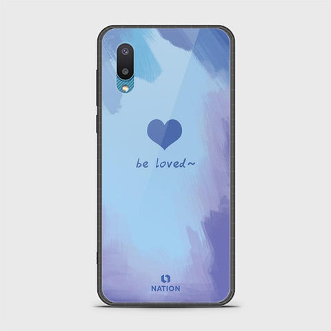 Samsung Galaxy A02 Cover - ONation Heart Series - HQ Ultra Shine Premium Infinity Glass Soft Silicon Borders Case