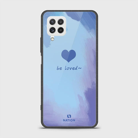 Samsung Galaxy M22 Cover - Onation Heart Series - HQ Ultra Shine Premium Infinity Glass Soft Silicon Borders Case