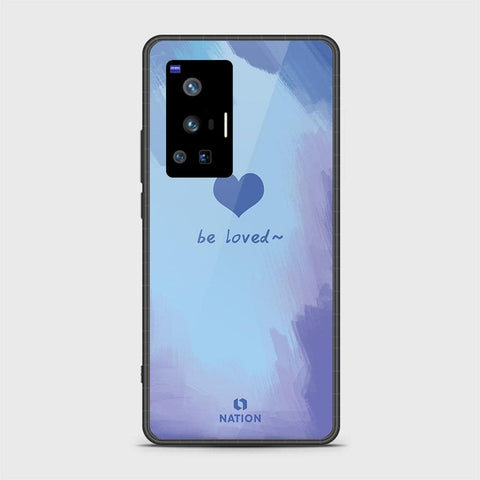 Vivo X70 Pro Cover - Onation Heart Series - HQ Ultra Shine Premium Infinity Glass Soft Silicon Borders Case