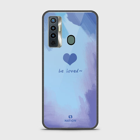 Tecno Camon 17 Cover - Onation Heart Series - HQ Ultra Shine Premium Infinity Glass Soft Silicon Borders Case