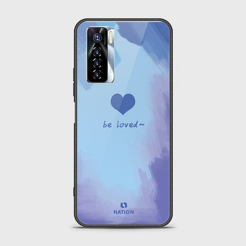 Tecno Camon 17 Pro Cover - Onation Heart Series - HQ Ultra Shine Premium Infinity Glass Soft Silicon Borders Case