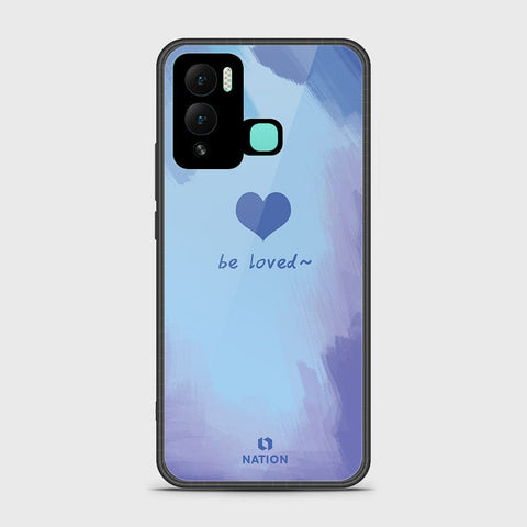 Infinix Hot 12 Play Cover- Onation Heart Series - HQ Ultra Shine Premium Infinity Glass Soft Silicon Borders Case