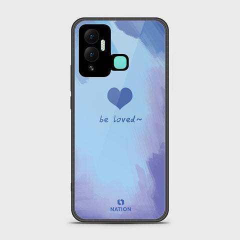 Infinix Hot 12i Cover- Onation Heart Series - HQ Ultra Shine Premium Infinity Glass Soft Silicon Borders Case