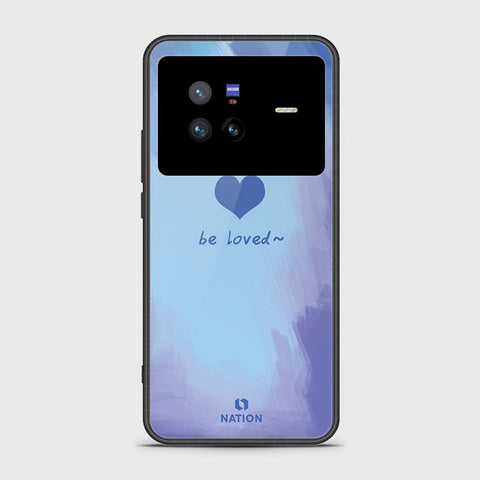 Vivo X80 Cover- Onation Heart Series - HQ Ultra Shine Premium Infinity Glass Soft Silicon Borders Case