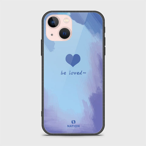 iPhone 14 Plus Cover- Onation Heart Series - HQ Ultra Shine Premium Infinity Glass Soft Silicon Borders Case