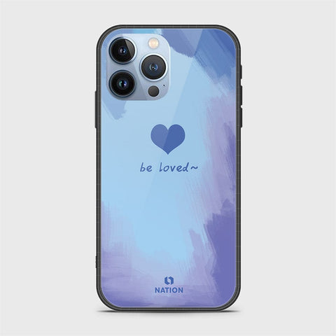 iPhone 14 Pro Cover- Onation Heart Series - HQ Ultra Shine Premium Infinity Glass Soft Silicon Borders Case