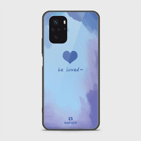 Xiaomi Redmi Note 10s Cover - ONation Heart Series - HQ Ultra Shine Premium Infinity Glass Soft Silicon Borders Case