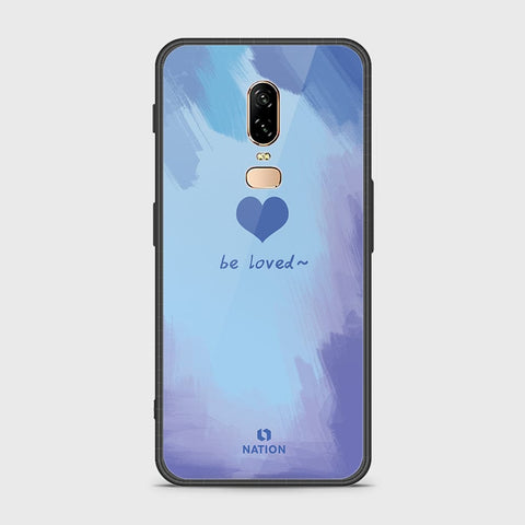 OnePlus 6 Cover- Onation Heart Series - HQ Ultra Shine Premium Infinity Glass Soft Silicon Borders Case