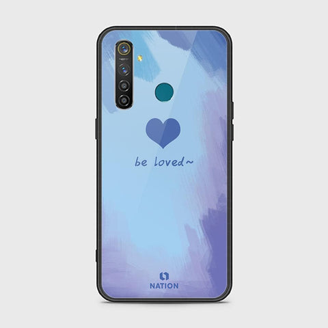 Realme 5 Pro Cover - ONation Heart Series - HQ Ultra Shine Premium Infinity Glass Soft Silicon Borders Case