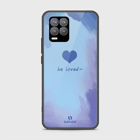 Realme 8 Cover - ONation Heart Series - HQ Ultra Shine Premium Infinity Glass Soft Silicon Borders Case