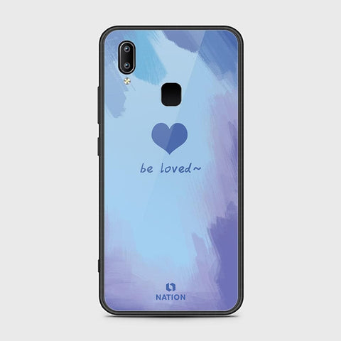 Vivo Y85 Cover - ONation Heart Series - HQ Ultra Shine Premium Infinity Glass Soft Silicon Borders Case