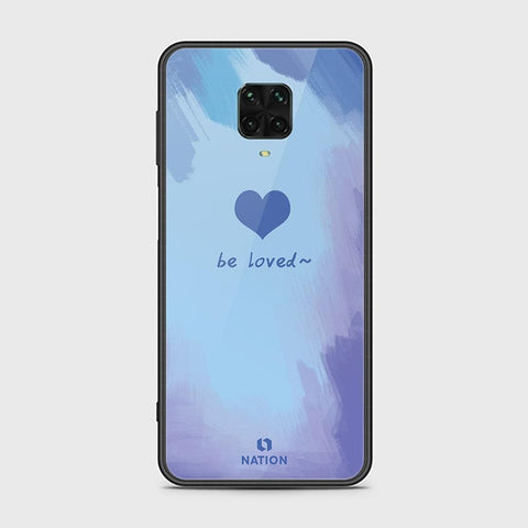 Xiaomi Redmi Note 9S Cover - ONation Heart Series - HQ Ultra Shine Premium Infinity Glass Soft Silicon Borders Case