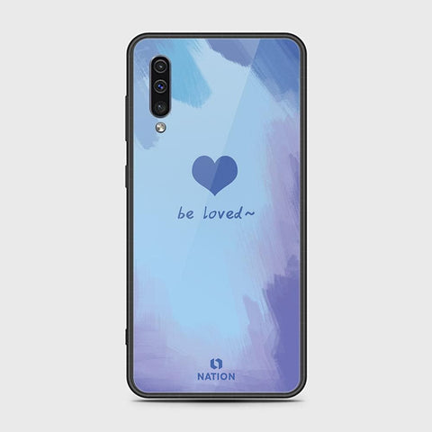 Samsung Galaxy A30s Cover - ONation Heart Series - HQ Ultra Shine Premium Infinity Glass Soft Silicon Borders Case