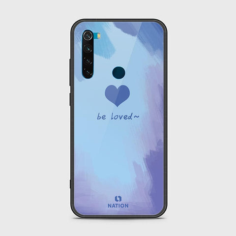 Xiaomi Redmi Note 8 Cover - ONation Heart Series - HQ Ultra Shine Premium Infinity Glass Soft Silicon Borders Case