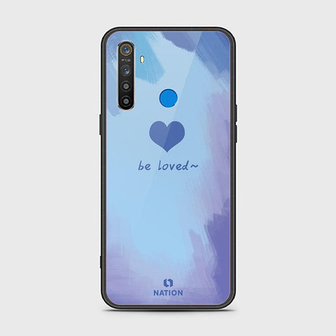 Realme 5s Cover - ONation Heart Series - HQ Ultra Shine Premium Infinity Glass Soft Silicon Borders Case