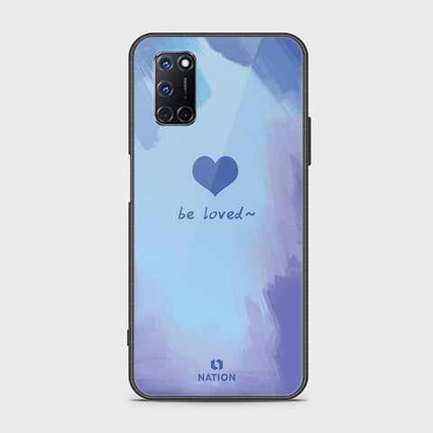 Oppo A52 Cover - ONation Heart Series - HQ Ultra Shine Premium Infinity Glass Soft Silicon Borders Case