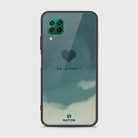 Huawei Nova 7i Cover - ONation Heart Series - HQ Ultra Shine Premium Infinity Glass Soft Silicon Borders Case