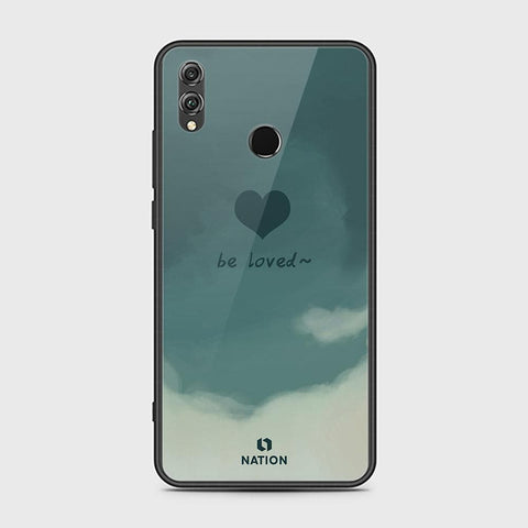 Huawei Honor 8X Cover - ONation Heart Series - HQ Ultra Shine Premium Infinity Glass Soft Silicon Borders Case