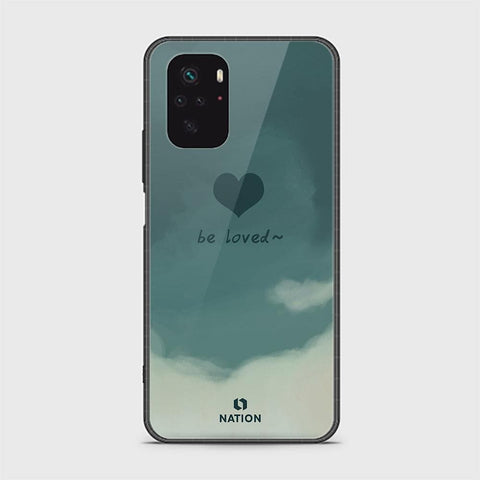 Xiaomi Redmi Note 10 4G Cover - ONation Heart Series - HQ Ultra Shine Premium Infinity Glass Soft Silicon Borders Case