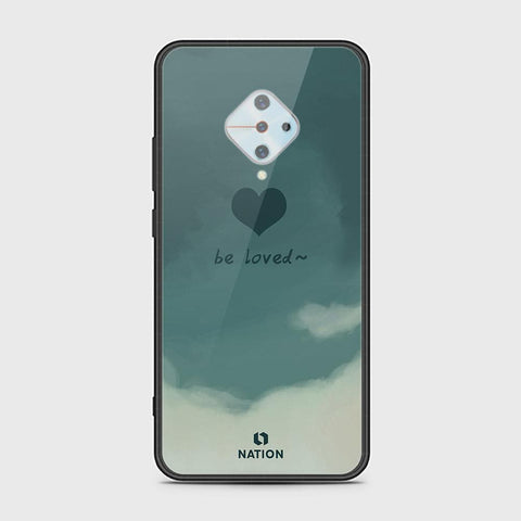 Vivo S1 Pro Cover - ONation Heart Series - HQ Ultra Shine Premium Infinity Glass Soft Silicon Borders Case