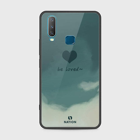 Vivo Y12 Cover - ONation Heart Series - HQ Ultra Shine Premium Infinity Glass Soft Silicon Borders Case