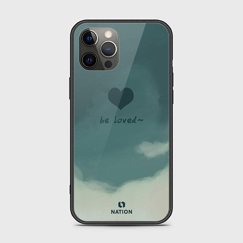 iPhone 12 Cover - Onation Heart Series - HQ Ultra Shine Premium Infinity Glass Soft Silicon Borders Case