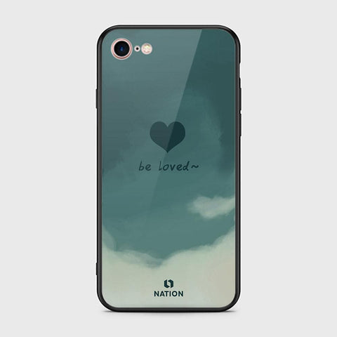 iPhone 8 / 7 Cover - Onation Heart Series - HQ Ultra Shine Premium Infinity Glass Soft Silicon Borders Case