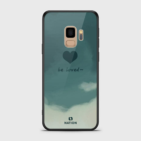 Samsung Galaxy S9 Cover - Onation Heart Series - HQ Ultra Shine Premium Infinity Glass Soft Silicon Borders Case