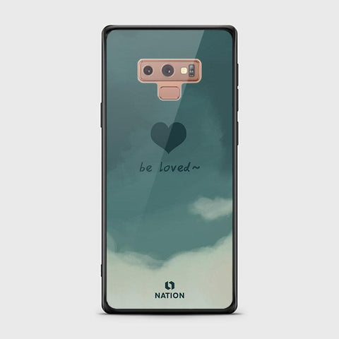 Samsung Galaxy Note 9 Cover - Onation Heart Series - HQ Ultra Shine Premium Infinity Glass Soft Silicon Borders Case