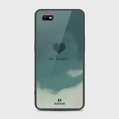 Oppo A1k Cover - Onation Heart Series - HQ Ultra Shine Premium Infinity Glass Soft Silicon Borders Case