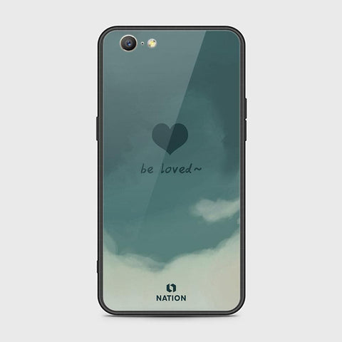 Oppo A57 Cover - Onation Heart Series - HQ Ultra Shine Premium Infinity Glass Soft Silicon Borders Case