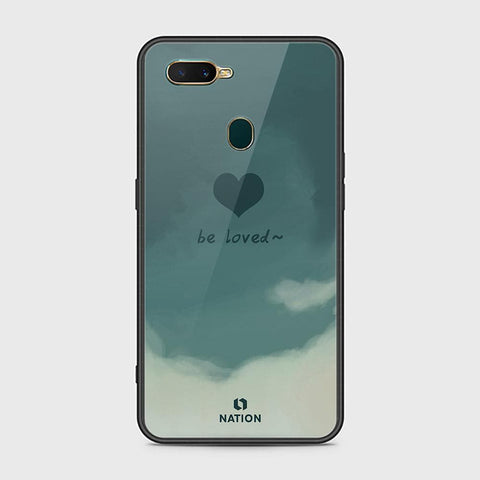 Oppo A5s Cover - Onation Heart Series - HQ Ultra Shine Premium Infinity Glass Soft Silicon Borders Case