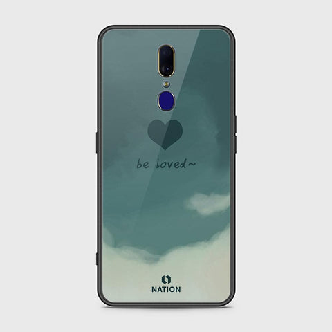 Oppo A9 Cover - Onation Heart Series - HQ Ultra Shine Premium Infinity Glass Soft Silicon Borders Case