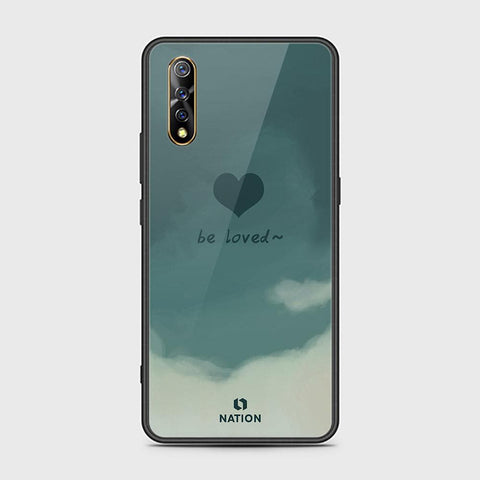 Vivo S1 Cover - Onation Heart Series - HQ Ultra Shine Premium Infinity Glass Soft Silicon Borders Case