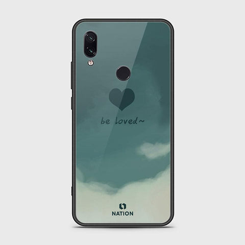 Xiaomi Redmi Note 7 Cover - Onation Heart Series - HQ Ultra Shine Premium Infinity Glass Soft Silicon Borders Case