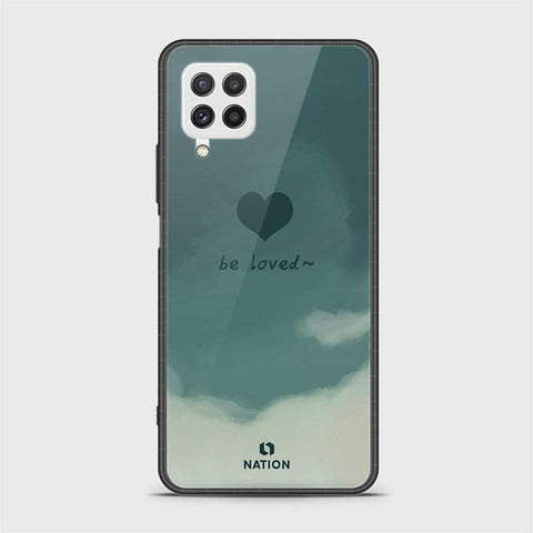 Samsung Galaxy M22 Cover - Onation Heart Series - HQ Ultra Shine Premium Infinity Glass Soft Silicon Borders Case