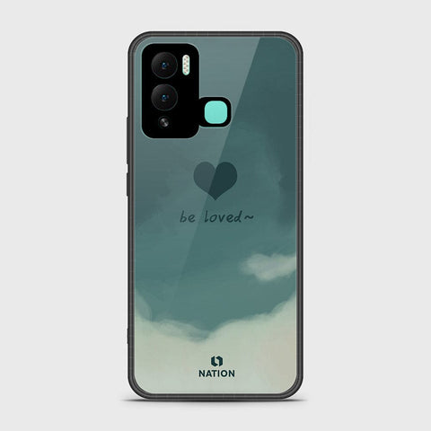 Infinix Hot 12 Play Cover- Onation Heart Series - HQ Ultra Shine Premium Infinity Glass Soft Silicon Borders Case