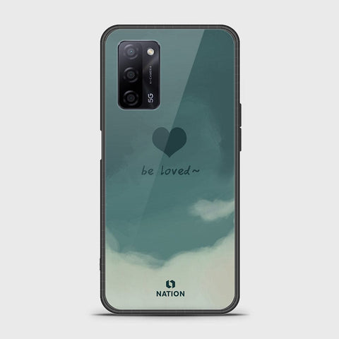 Oppo A55 5G Cover- Onation Heart Series - HQ Ultra Shine Premium Infinity Glass Soft Silicon Borders Case